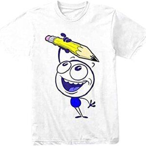 Pencilmation Animation Cartoon Retro Graphic Fan T-Shirt 93